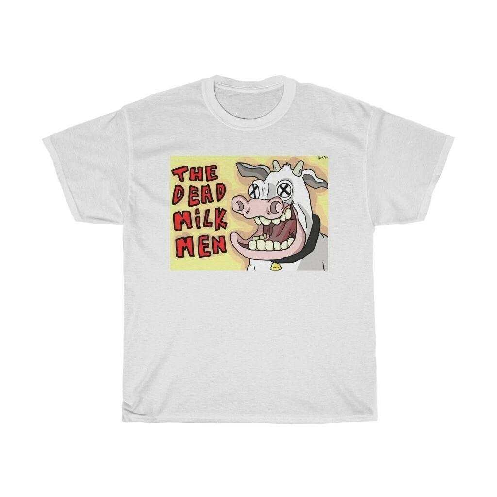 Dead Milkmen INDIE Punk Rock Unisex Adult T-Shirt Unisex Heavy Cotton Tee S