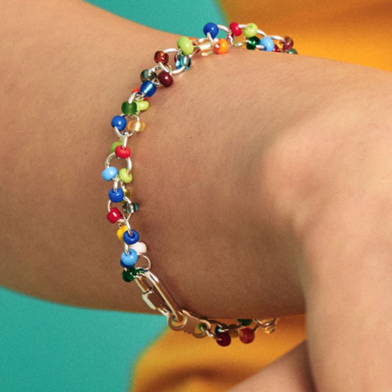 Liersi Flavour Screw Beads Silver Bracelet