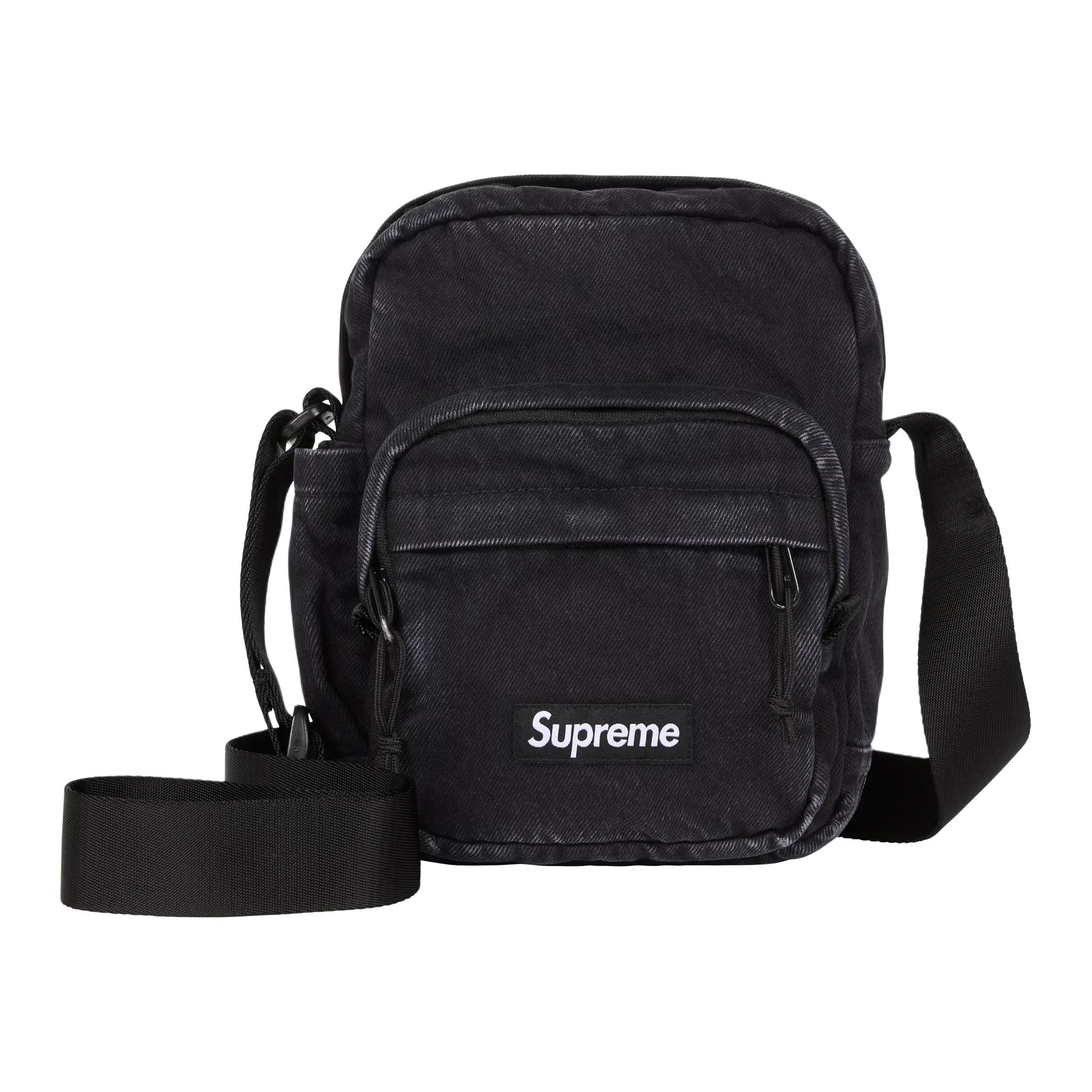 

New Supreme Denim Shoulder Bag Unisex Black SUP-FW25-16 47.1*19.4*58.7CM