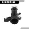 Engine Water Pump Coolant Outlet Pipe No.06J121132G - Car Interior Heater Hose Connector - for Volkswagen Tiguan 2.0L 2009-2017 Plastic Black 1 Pc
