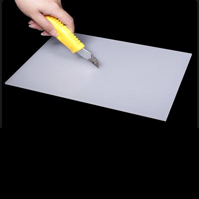 1Pz Ps Plastica Rigida Foglio Diffusore Spessore Plastica Luce Led Lattiginoso Traslucido Grezzo Piastra 1Mm 1.5Mm 2Mm 3Mm Artigianato Fai Da Te
