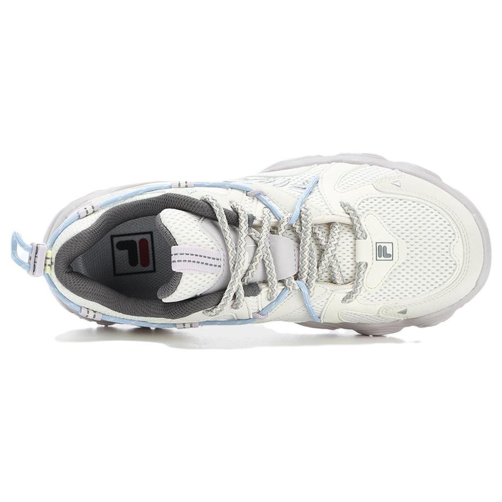 Fila Cat Paw 4.0 Simple Solid Color Non-Slip Wear-Resistant Low-Top Casual Shoes Women Sneaker Milk-White Lilac-Gray F12W332113FGD