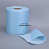 Industrial Dust-Free Oil-Absorbent Wiping Paper - Large Roll, Blue & White Non-Woven Fabric