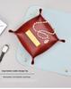 Nordic Leather Storage Tray for Keys, Cosmetics, and Sundries