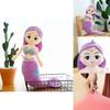 Cute Cartoon Mermaid Soft Plush Cushion Toy Ideal For Kids Birthday Celebrations