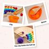 Rainbow Beads Baby Toy: Color Sorting & Hand-Eye Coordination Trainer
