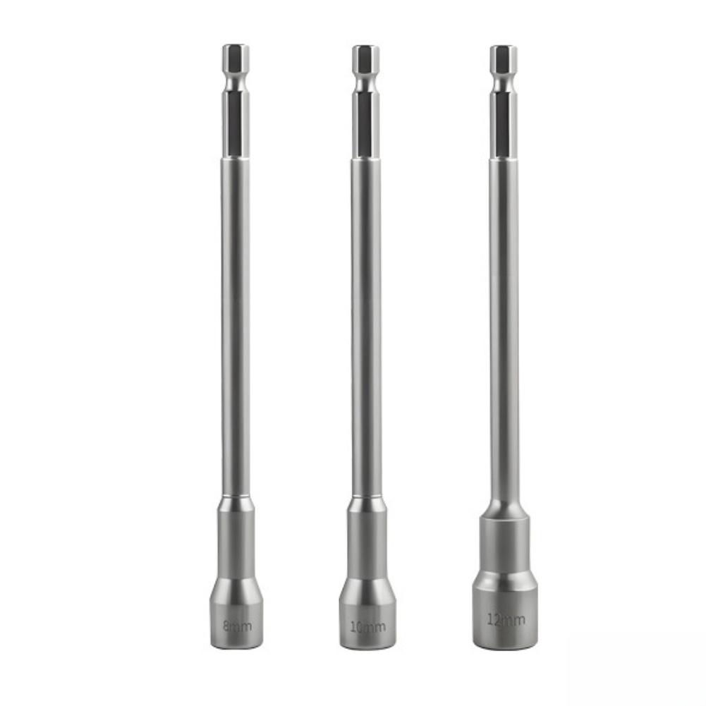 Hex Driver Bit Magnetic Hex Bit For Garage Use Strong Magnetic Core Magnetized Tip Retention Hexagonal Shaft Design