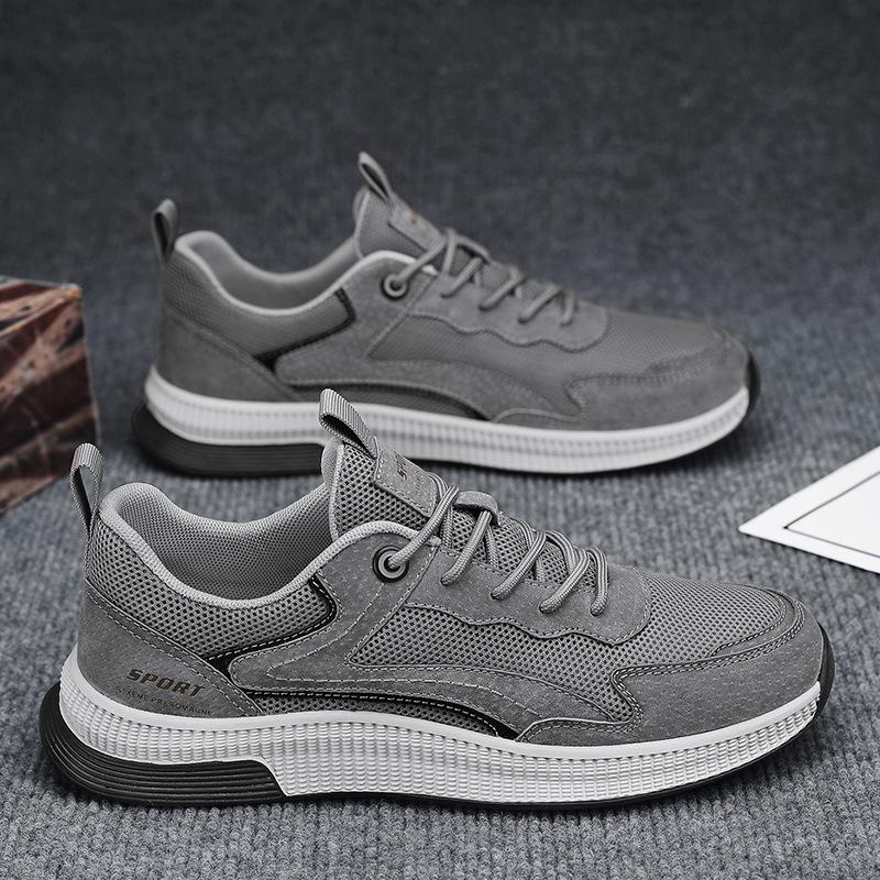 

Men s shoes 2025 new winter breathable casual fashion trendy shoes shock absorption running sports youth trend dad trendy shoes 39
