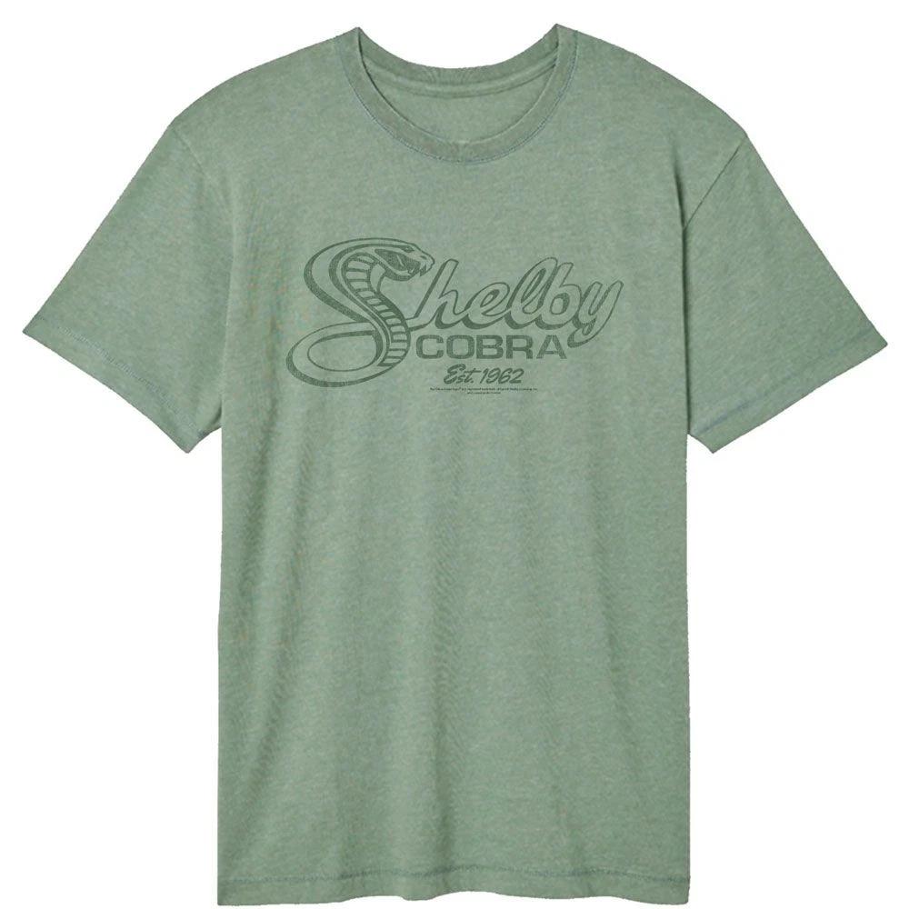 Carroll Shelby - Cobra Snake Script - American Classics - Solid Green Shor 140