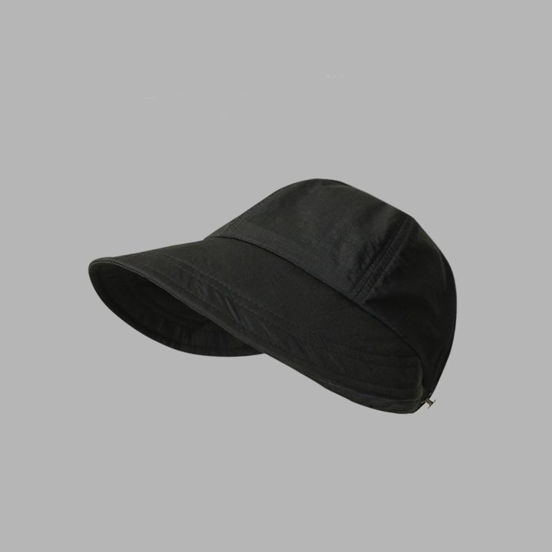 Face small face cover cap quick drying sun hat men wide brim plain basin hat bucket hat girls
