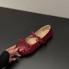 Fashion Fashion Versatile Woman Shoes 2025 Autumn New Women Flat Bow Leather Shoe Simple Temperament Women's Mary Jane Shoes Zapatos