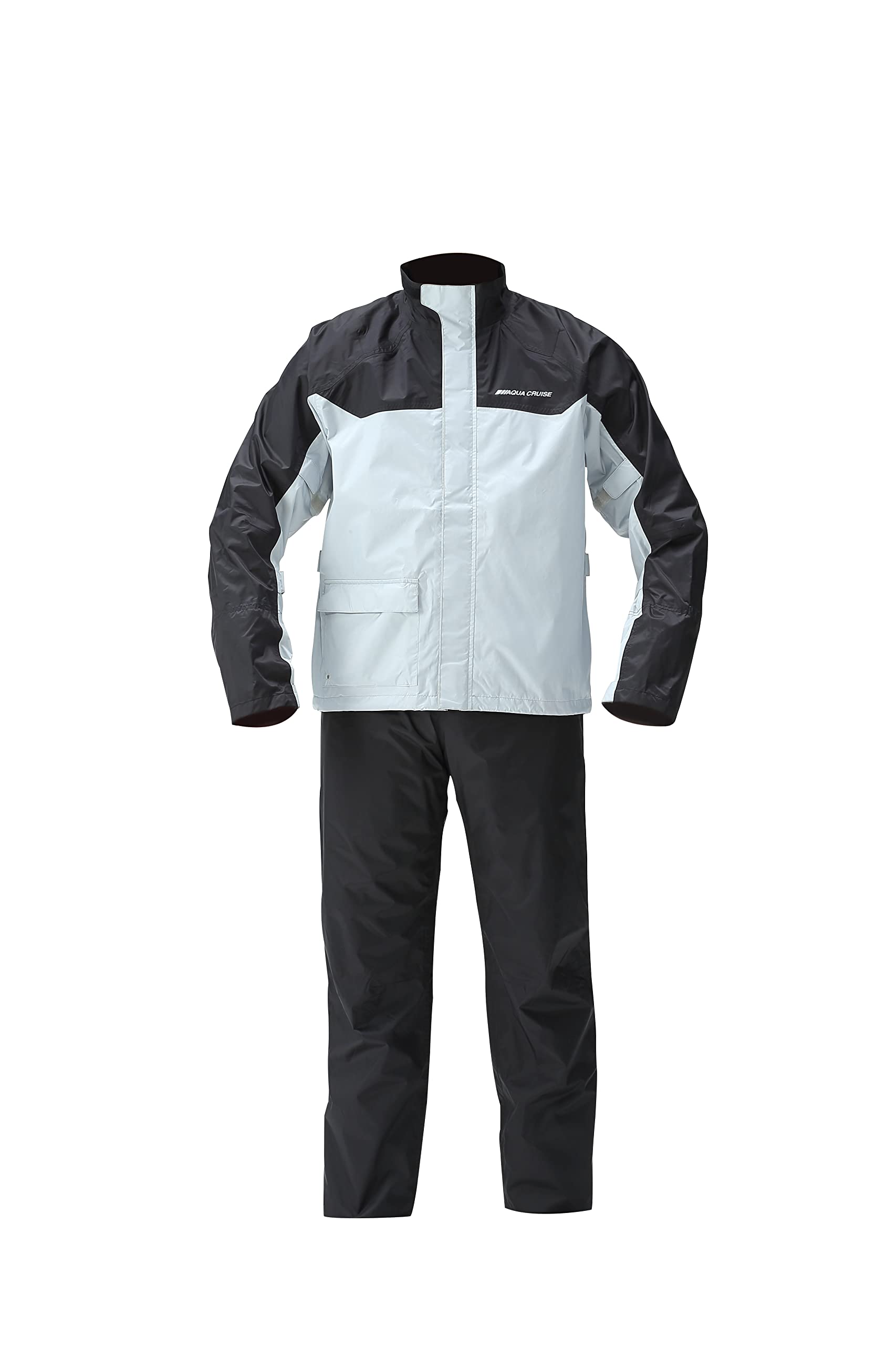 

Yamaha Motor CYBERTEX2 Double Guard Motorcycle Rain Suit for Size Waterproof Rain Co., Ltd. (Separate Set) YAR30, Silver, L, Gear, 90792-R056L