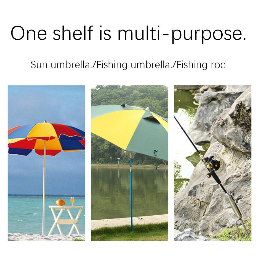 Parasol Stand Spike Umbrella Stand Parasol Ground Stake Umbrella Ground Plug ( Spike Stand For Beach Fishing Garden)