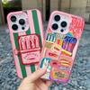 Fish Funny Sardines Laser Phone Case For iPhone 16 15 Pro Max Plus 14 13 12 Mini 11 Pro Max Shockproof Protective Back Covers