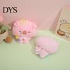 Decorative Hanging Ornament Cartoon Pig Plush Pendant for Backpacks, Stuffed Animal Bag Charm Schoolbag Decoration with Ball Chain, Soft Keychain