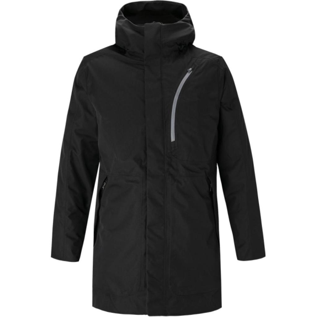Under Armour Warm Hooded Mid-Length Down Jacket Men outerwear Black 1342699-001