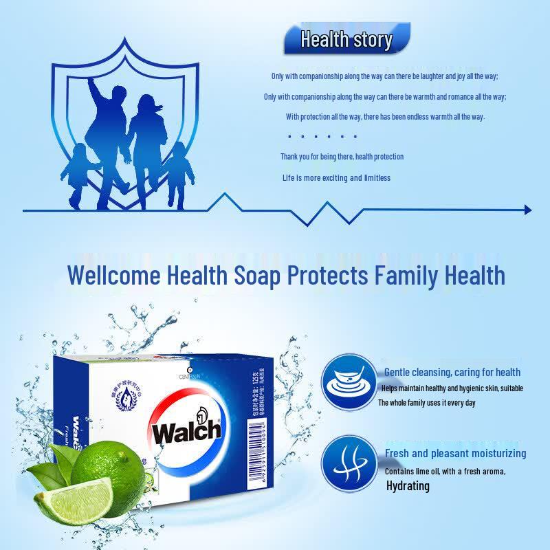 Walch Healthy Fresh Lime Soap Bar Pack
