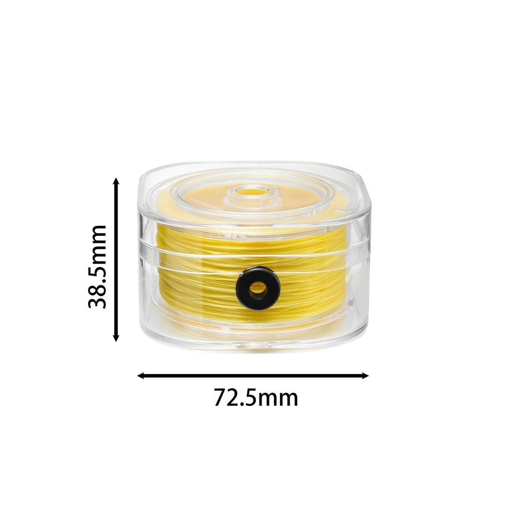 80 Meter/Karton DIY Kristall Perlen Stretch Elastisches Fadenband mit Box Bunt 0,8 mm Flaches Perlenband Schmuckherstellung Zubehör