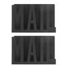 Desktop Iron Mail Organizer Metal Desk Letter Holder Documents and Notepads Storage Rack for Home Office School
