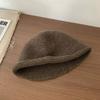 Winddichte Bucket Cap Gestrickte Fischerhut Mode Beckenhut für Damen