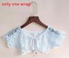 Hanfu Cloud Shoulder Embellishments With Flower Lace For Women Fashion Accessories