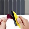 3.5"X 1" Mini Sandpaper Kit With Hook And Loop Sanding Block 71 Pcs Assorted 40/80/120/180/240/400/600 Grits For Polishing