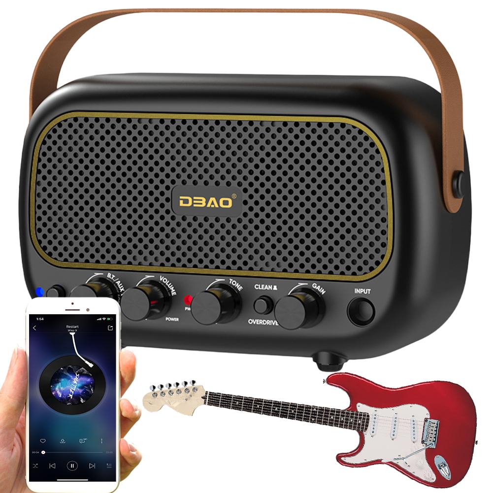 

Mini Guitar Amplifier Speaker Wireless Bluetooth-Compatible Speaker Outdoor Portable Guitar Amp for Electric Guitar Mini Speaker China Mainland