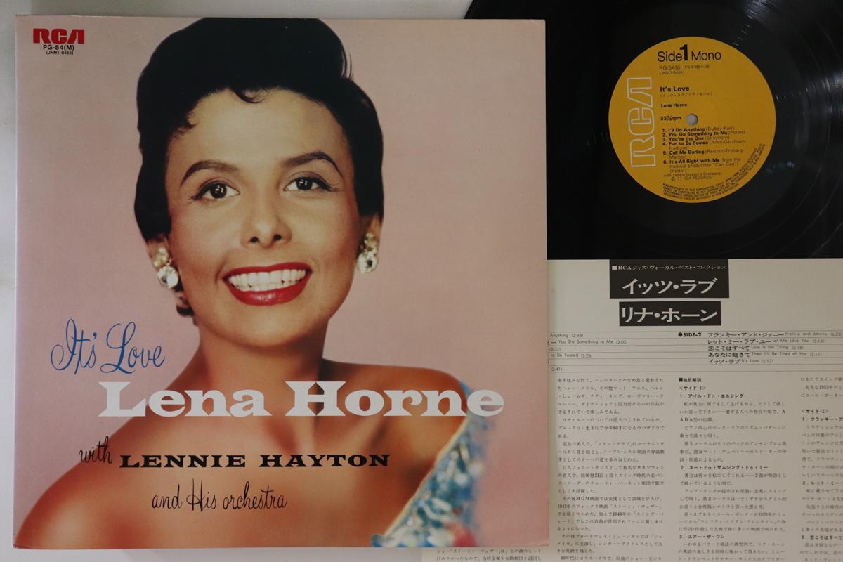 

LP Record LENA HORNE - It s Love PG54 RCA 1977 Japan Jazz Used