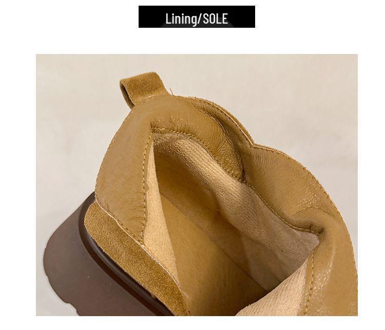 Women’s 2025 Retro Platform Martin Boots - Height-Enhancing, Thick-Soled, Autumn Must-Have, Versatile & Slimming.