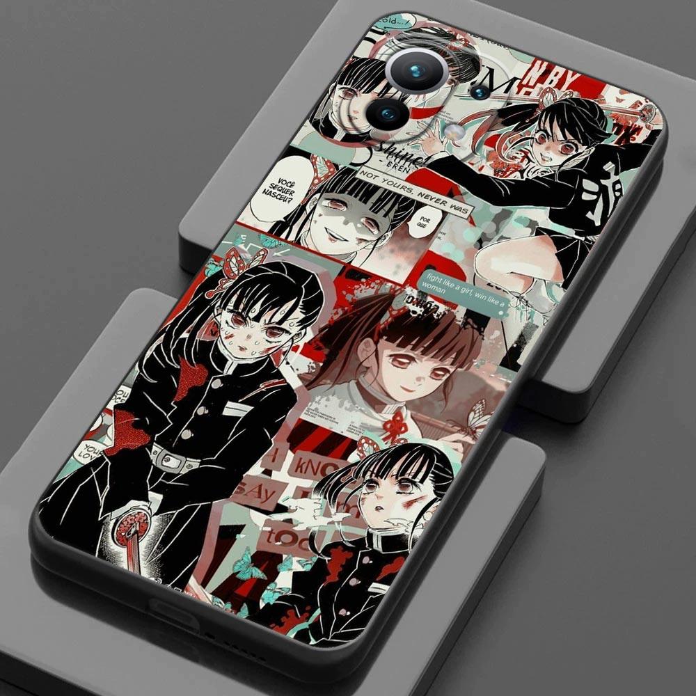 Husa Anime Demon Slayer pentru Xiaomi Mi 9 9se 8 10 10T A2 Lite 10S 9T CC9 Note 10 Pro 9Lite 5G Husa Kimetsu No Yaiba Manga Fundas