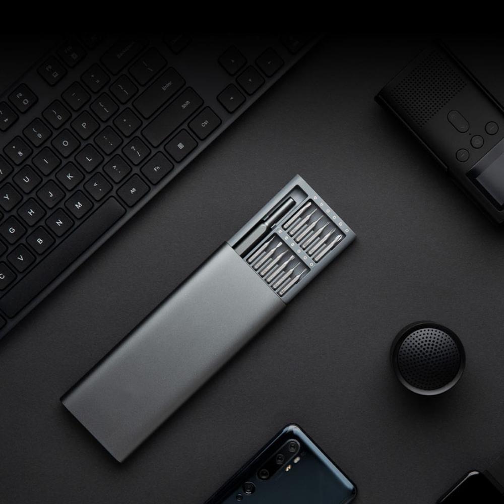 Fine Repair Screwdriver Set, Aluminum Alloy Shell, 24 Bit Head Repair Tools, Screwdrivers, Mobile Phone Repair Screwdrivers