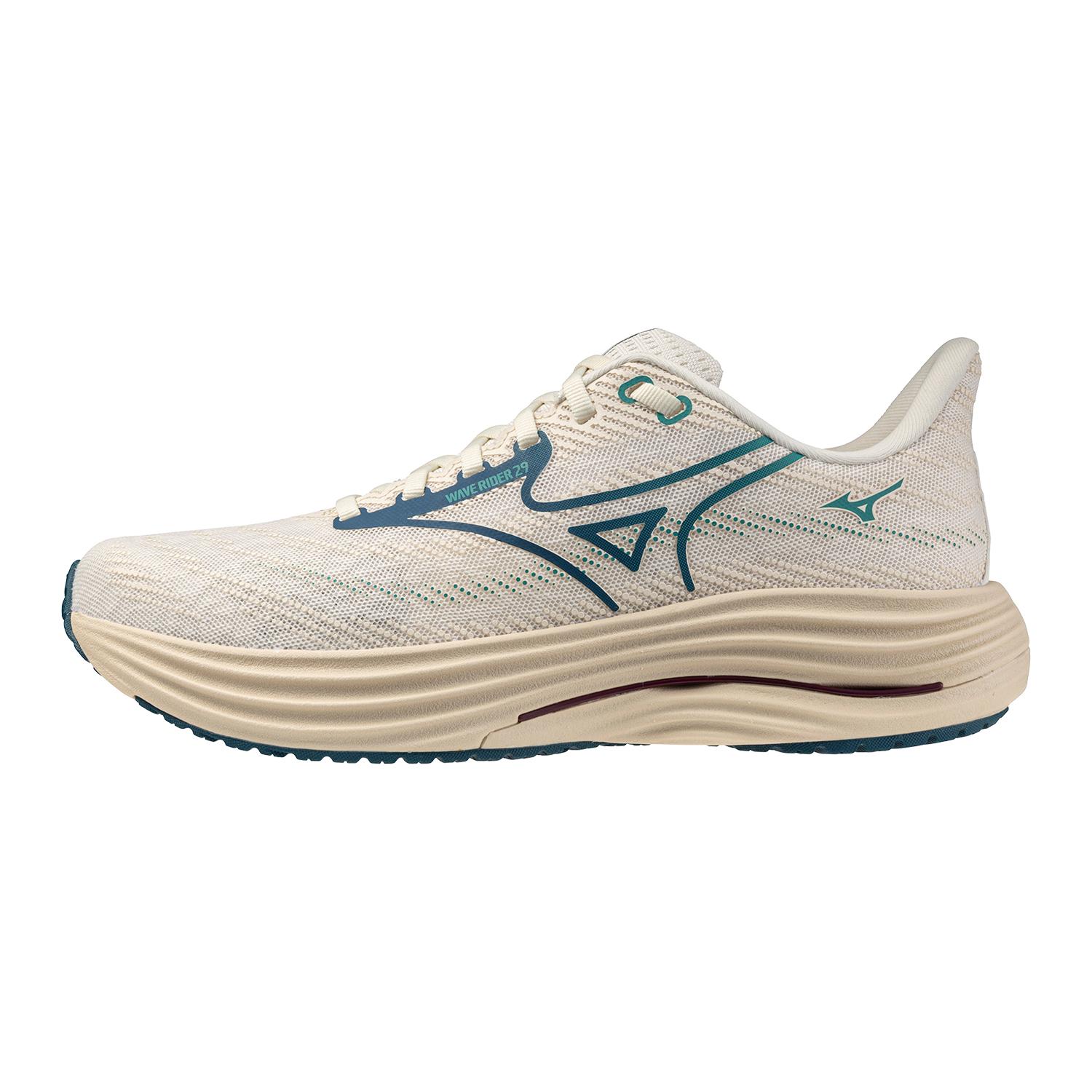 Mizuno Wave Rider 29 Comfortable Low-Top Running Shoes Unisex sneakers White J1GC250582 41