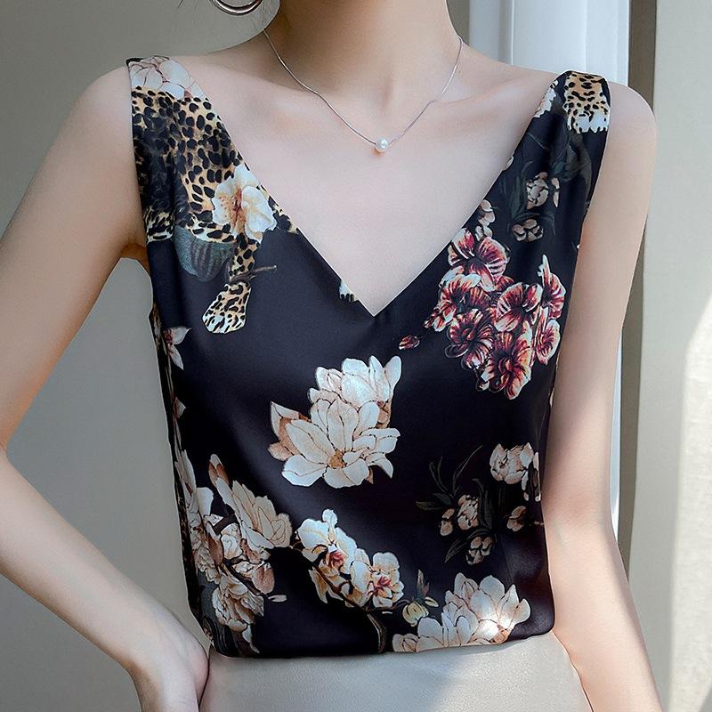 

Женский костюм IHUASU из ацетата и искусственного шелка на весну и лето, под которым находится топ без рукавов с высокой чувствительностью XXXL гагат