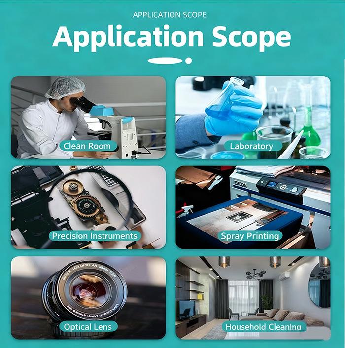 9-Inch Anti-Static Lint-Free Microfiber Lens Cleaning Cloth