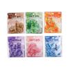 Qingran Series Watercolor Retro Story Sticker Pack - 15 Clear Journal Decoration Stickers, 6 Styles