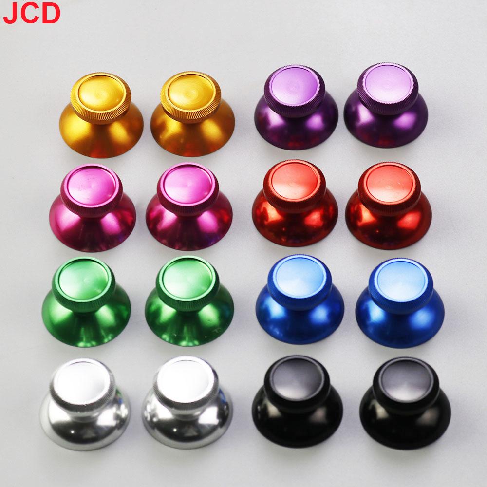 JCD 1Pair 3D Aluminum Metal Analog Joystick Thumb Stick Grip Cap for Xbox 360 Gamepad Controller