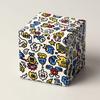 Magic Cube 3X3X3 Cartoon Alien Graffiti Uv Fun Stress Relief Puzzle Professional Smooth Speed Game Children'S Toys Gifts