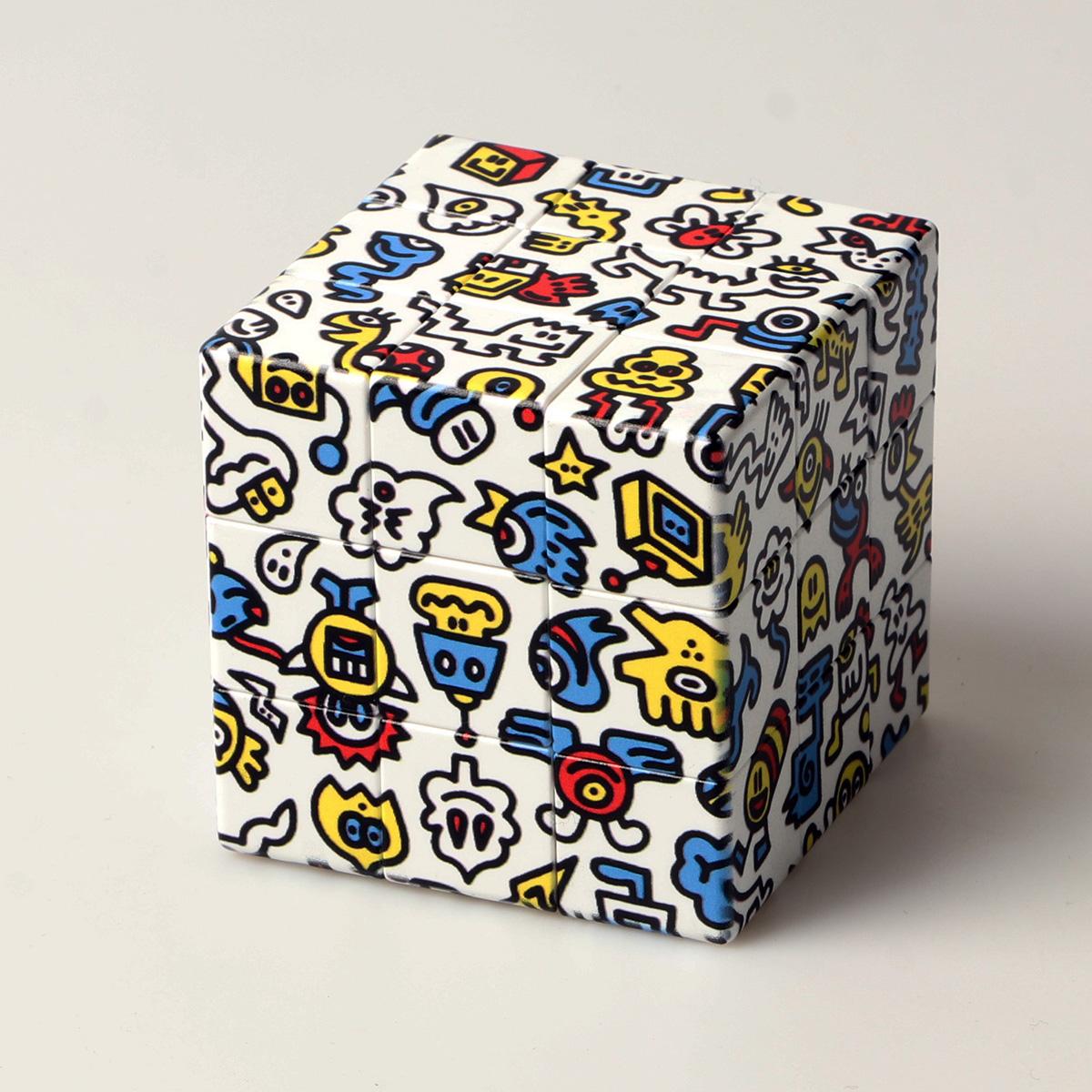 

Магический кубик 3x3x3 Мультяшный Инопланетянин Граффити УФ Веселье Снятие Стресса Головоломка Профессиональная Плавная Скоростная Игра Детские Игрушки Подарки