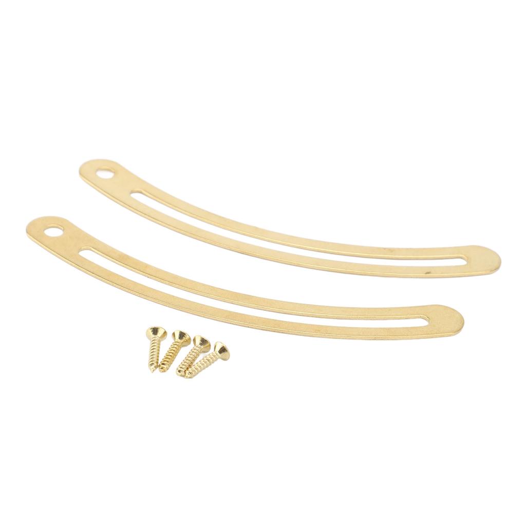 20 Set Lid Support Hinge Metal Retro Lid Stay Hinge with Screw for Cabinet Box Furniture
