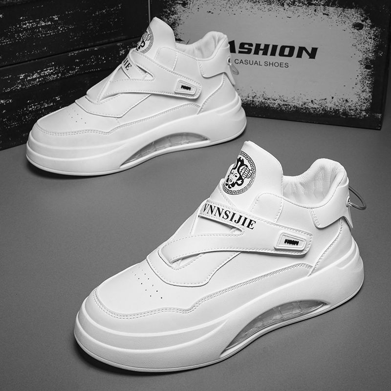 High Cut Men's Boots Platform Trendy Size 44 Comfortable Male Shoes Original Deals Footwear Sale Designer Non Slip Quality