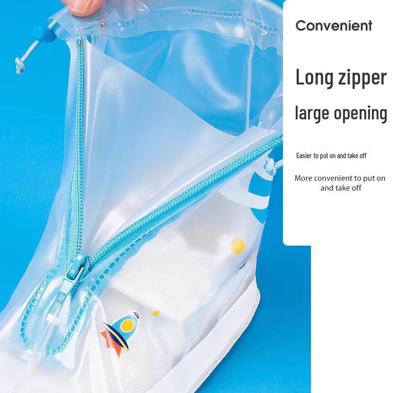 Xinqin Kids Anti-Slip PVC Rain Shoe Covers