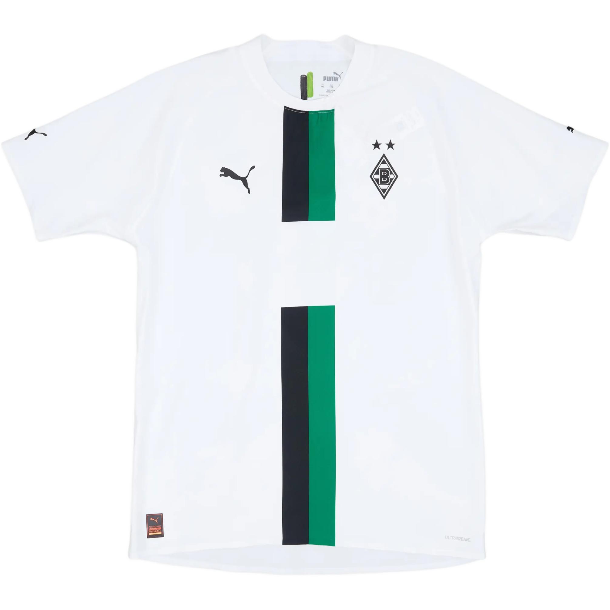 

Puma Borussia Monchengladbach Home 2022-23 Authentic Slim Fit Round Neck Fashion Sports Short Sleeve Football Shirt Men tops 765975-01 XL
