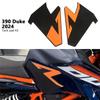 Motorrad Seitliche Gas Kniegriff Aufkleber Kraftstofftank Pad Schutz Anti-Rutsch Aufkleber Für 390 DUKE 390Duke 390 Duke 2024-A87Q