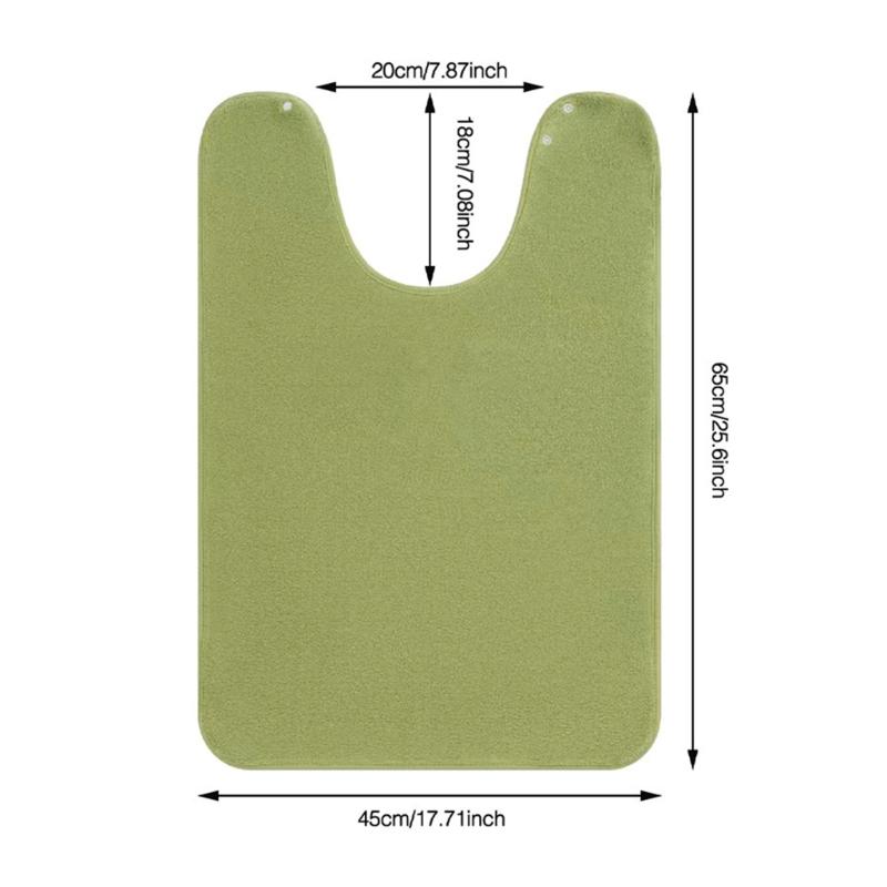 Waterproofing Elderly Bib for Dining Protections Easy to Clean and Wear Coral Fleece for Adult Senior Bib