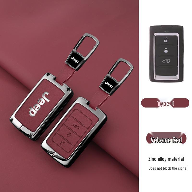 Premium Zinc Alloy Leather Accessory for Jeep Gladiator Wrangler 4XE - Unisex Design