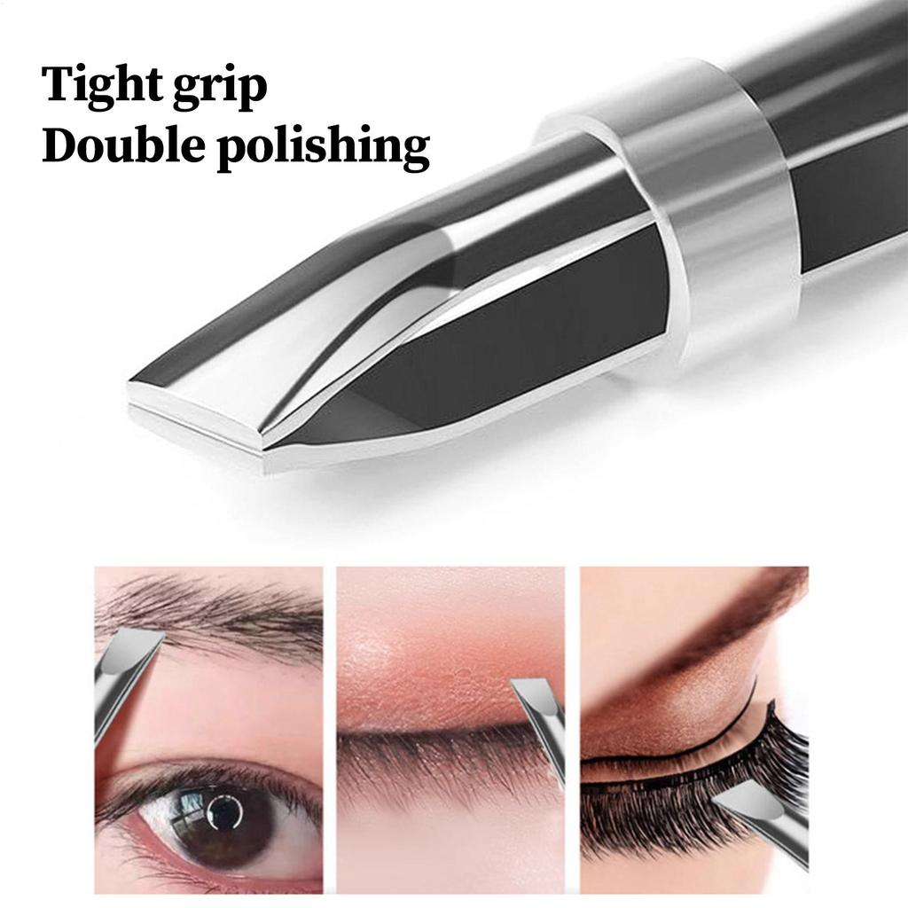 Tweezers for Eyebrows Stainless Steel Eyebrow Removal Clippers Precision Facial Hair Tweezers for Home Travel Vacation College