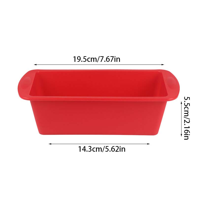 1 pièce Mini Moule en Silicone Toast Rectangle Plat à Gâteau Moule Cheesecake Moule de Cuisson Plateau de Cuisson Pain