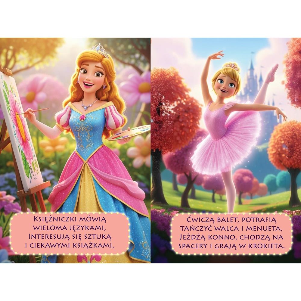 Little Princess' Guide Books for Children 24 Stickers Book