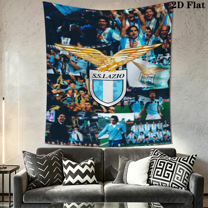 Lazio Wall Tapestry Aesthetic Wall Hanging Printed Fabric Blanket Decorative Tapestries for Bedroom Living Room Home Decor