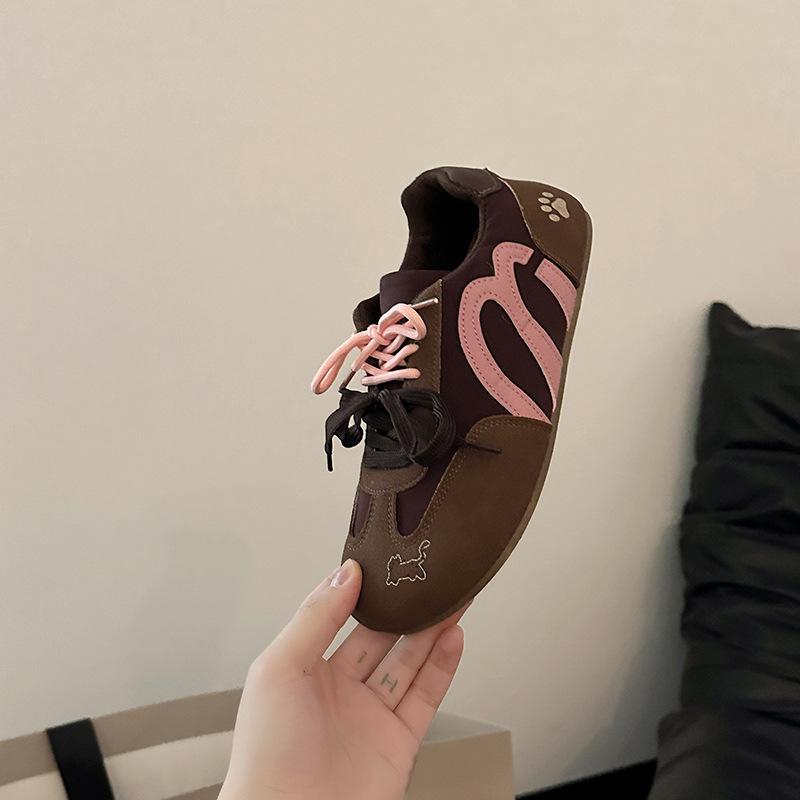 Fashion retro versatile classic lace-up Dexun shoes women's 2025 new summer comfortable and lightweight Forrest Gump shoes board shoes